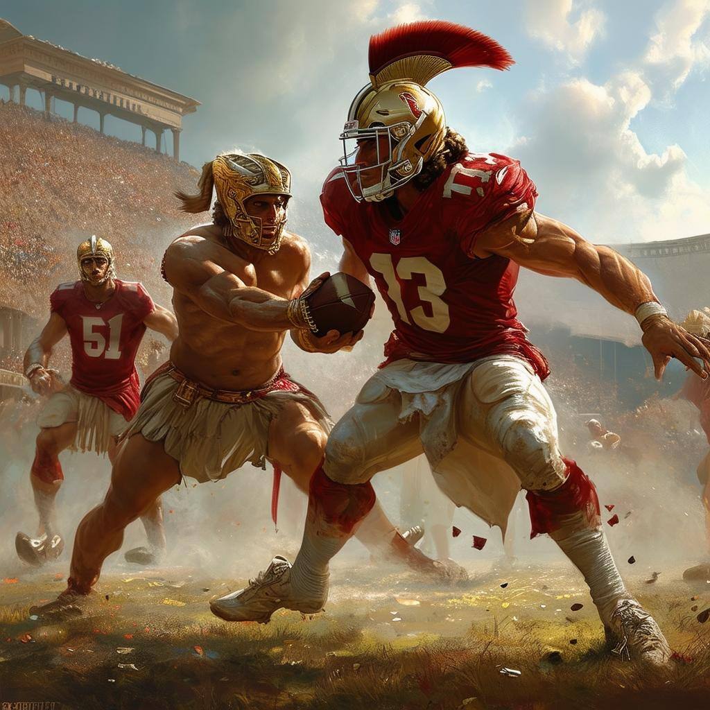 greek gods playing american football-1